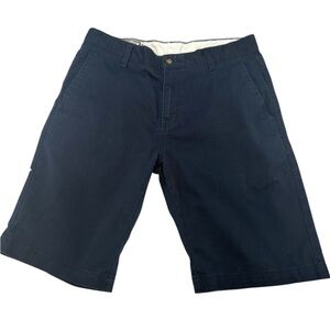 Volcom Blue Flat Front Shorts Classic Style